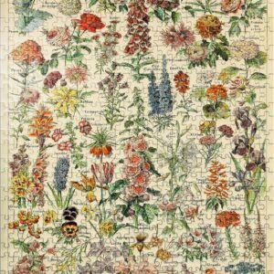 Vintage Flower Art Puzzle