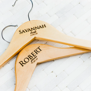 Custom Wedding Clothing Hanger